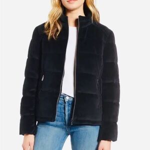 Beautiful black velvet puffer!